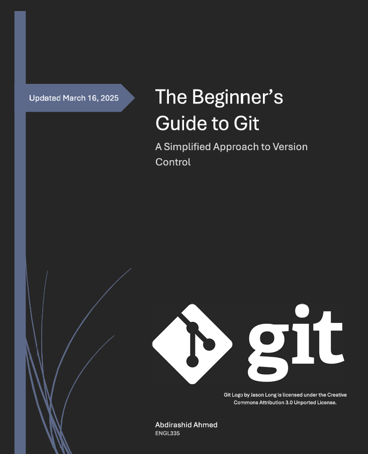 Screenshot of a page from The Beginner's Guide to Git
